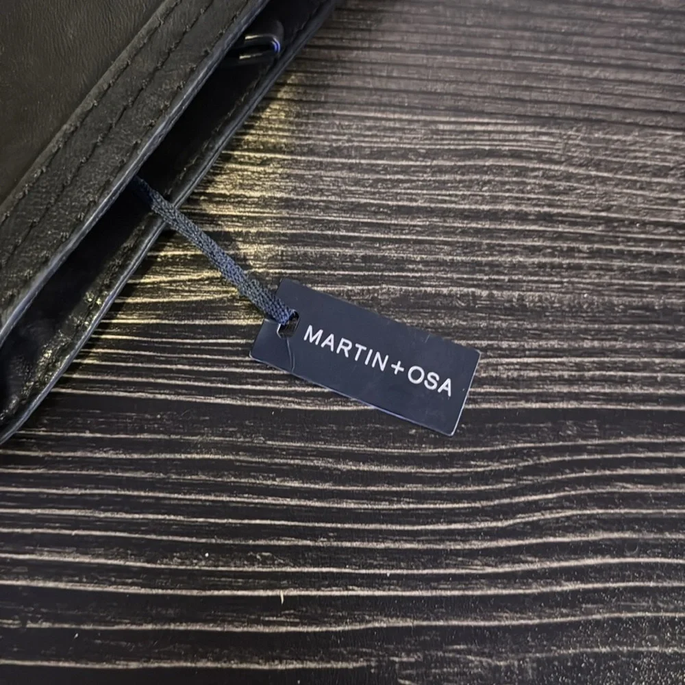 Martin + OSA black leather clutch - Picture 4 of 5